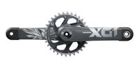SRAM crankstel "x01 eagle" crankset x01 eagle 32t boost 170mm lunar po. - thumbnail