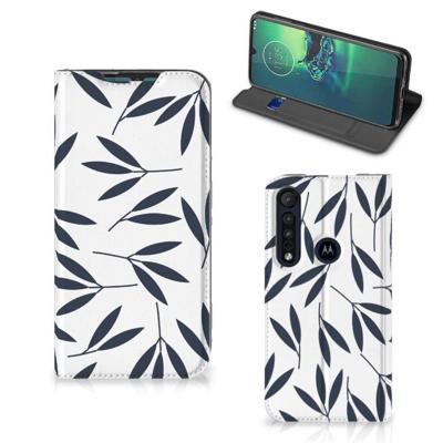 Motorola G8 Plus Smart Cover Leaves Blue Motorola G8 Plus Smart Cover Leaves Blue