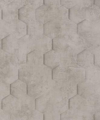 Marburg Loft Behang met 3D hexagon print - 34162