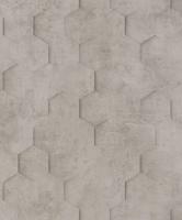 Marburg Loft Behang met 3D hexagon print - 34162 - thumbnail