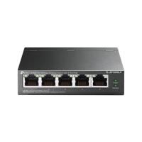 TP-Link TL-SF1005LP 5-poorts Fast Ethernet PoE Switch (5 poorten met 10/100Mbit/s, waarvan 4 met PoE-ondersteuning, 41 Watt, afgeschermde RJ-45-poorten, plug-and-play-installatie, zonder lucht) zwart - thumbnail