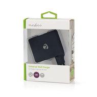 Nedis Oplader | Snellaad functie | 2x 1.0 / 2x 2.4 A | 1 stuks - WCHAU481ABK WCHAU481ABK - thumbnail