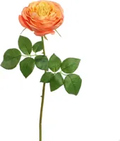 Pure Royal kunsttak roos 52cm zalm - thumbnail