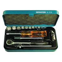 Bernstein Tools for Electronics 6-320 Dopsleutelset Metrisch 1/4 (6.3 mm) 15-delig - thumbnail
