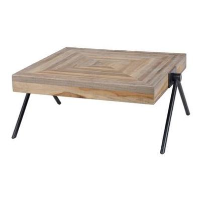 Vierkante Salontafel 'Teca Balance' Teak, 70 cm