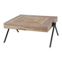 Vierkante Salontafel 'Teca Balance' Teak, 70 cm - thumbnail