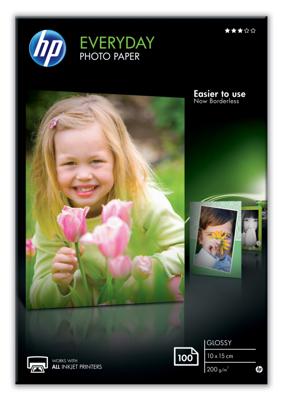 HP CR757A Glanzend fotoprintpapier - 100 vellen - 200 gram - Wit
