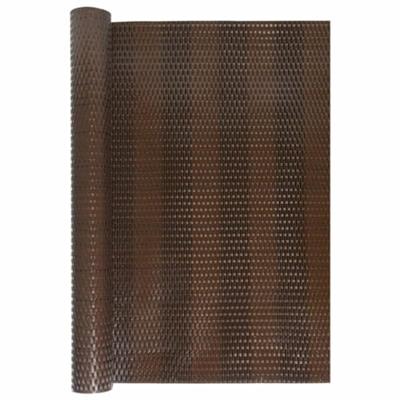 VidaXL Balkonscherm 500x80 cm poly rattan bruin en zwart