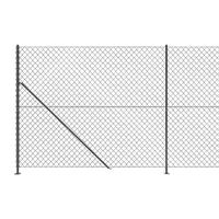 VidaXL Gaashek met flens 1,8x10 m antracietkleurig - thumbnail