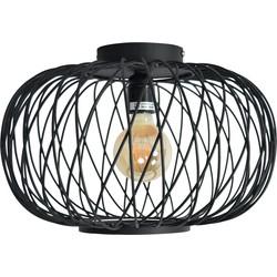 Urban Interiors Plafondlamp 'Twist' Ø37cm, kleur Zwart