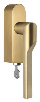 Formani Rivio by Gensler GL101-DKLOCK-O draaikiepgarnituur afsluitbaar linksdraaiend - PVD mat goud