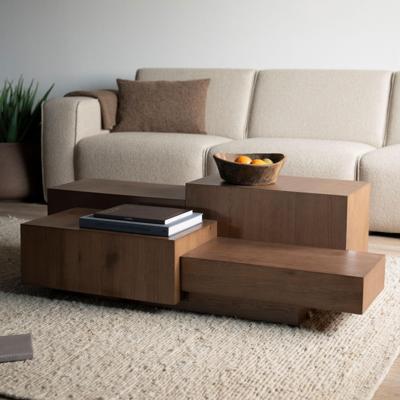 Eleonora Salontafel 'Quinten' Eiken, 140 x 75cm, kleur Bruin