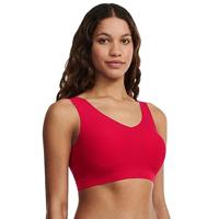 Bralette top met vulling - Soft Stretch - Padded top - Bralette / BH Top naadloos dames - Rood - zwart - Huidskleur - thumbnail