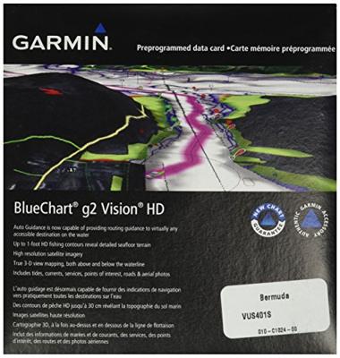 Garmin BlueChart g2 Vision Bermuda Zoutwaterkaart microSD-kaart