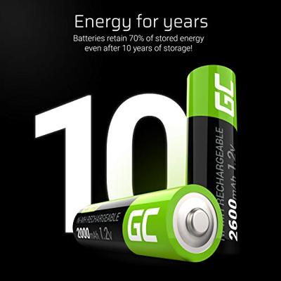 Green Cell GR01 huishoudelijke batterij Oplaadbare batterij AA Nikkel-Metaalhydride (NiMH)
