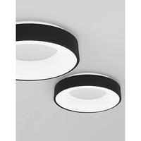 Lyora PlafondlampRando Thin zwart Ø 38cm - 9353831 - thumbnail
