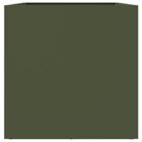 Plantenbak 62x30x29 cm staal olijfgroen - thumbnail