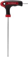 KS Tools 151.2686 Inbusschroevendraaier Sleutelbreedte (metrisch): 2 mm Afmeting, lengte: 142 mm - thumbnail