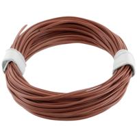 econ connect KZL2X008BR5 Draad 2 x 0.08 mm² Bruin 5 m - thumbnail