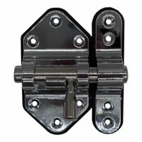 Deurklink EDM 85526 Zilverkleurig 30 mm Versterkt - thumbnail