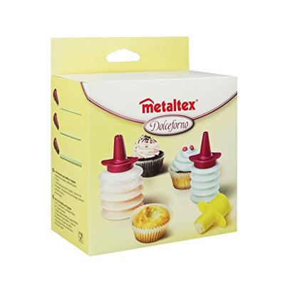 Metaltex Decoratieset Dolceforno 9 X 7 Cm Transparant - thumbnail