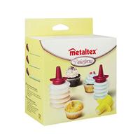 Metaltex Decoratieset Dolceforno 9 X 7 Cm Transparant - thumbnail