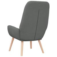 Relaxstoel stof donkergrijs - thumbnail