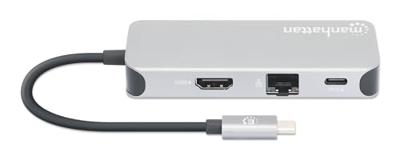 Manhattan 130615 USB-C dockingstation Geschikt voor merk (dockingstation): Universeel USB-C Power Delivery - thumbnail