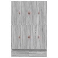 Opbergbedframe Grijs sonoma 236.5 x 160 x 31.5 cm Bewerkt hout - thumbnail