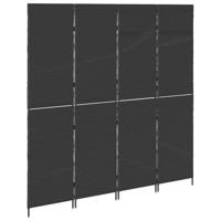 Kamerscherm Zwart 195 x 180 cm poly rattan - thumbnail