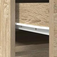 Highboard 37,5x35x180 cm spaanplaat sonoma eikenkleurig - thumbnail