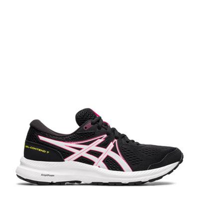ASICS Gel-Contend 7 hardloopschoenen zwart/roze ASICS Gel-Contend 7 hardloopschoenen zwart/roze