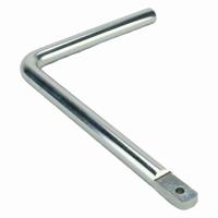 GB kruk voor boerenklinkstel gezet deurdikte 65-90mm verzinkt | 1 stuk - 17270426 - thumbnail