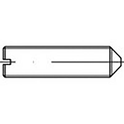 TOOLCRAFT TO-6855459 Draadpen M4 4 mm Staal 1000 stuk(s)