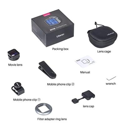 Ulanzi Anamorphic lens 1.55 XT voor alle smartphones