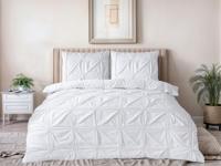 Sleeptime Punch pintuck Wit 240 x 200/220 cm - thumbnail