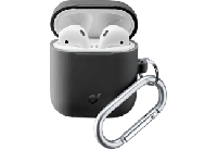 Cellularline Bounce Soft Touch Siliconen AirPod case met haak voor Apple AirPods 1 & 2 - thumbnail