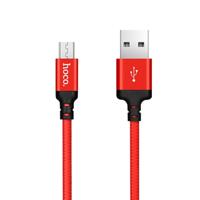 hoco X14 2m Nylon Braided Aluminium Alloy Micro USB to USB Data Sync Charging Cable For Galaxy HTC Google LG Sony Huawei Xiaomi Lenovo and Oth - thumbnail