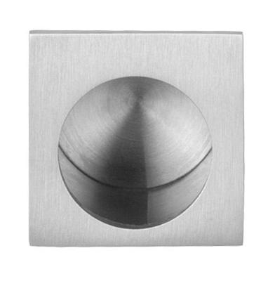 Formani Square LSQ27 fingertip kopse kant deur - mat RVS