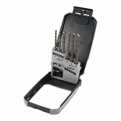 Wolfcraft Betonboorset | Hardmetaal-voorzien | SDS-plus | Ø5-10mm | 6-delig | 1 set - 7113000 Wolfcraft Betonboorset | Hardmetaal-voorzien | SDS-plus | Ø5-10mm | 6-delig | 1 set - 7113000