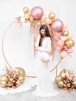 Grote Glossy Ballon Goud (60cm) - thumbnail