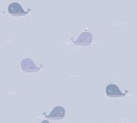 AS Creation Little Love blauw behang | 381441 - thumbnail