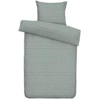 Dekbedovertrek Becky - groen - 140x220 cm - Leen Bakker - thumbnail
