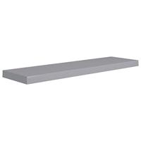 Wandschappen zwevend 4 st 90x23,5x3,8 cm MDF grijs - thumbnail