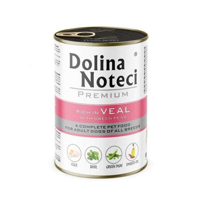 DOLINA NOTECI Premium Rich in veal with green peas - natvoer voor honden - 400g