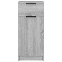 Bureaukast 33,5x50x75 cm bewerkt hout grijs sonoma eikenkleurig - thumbnail