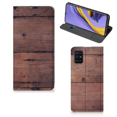 Samsung Galaxy A51 Book | Wallet Case | Old Wood