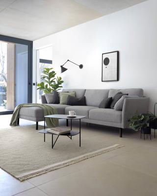 Noa grijs kussenhoes 30 x 50 cm