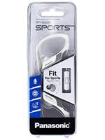 Panasonic RP-HS35ME-W Sport Koptelefoon - Headset voor Mobiele Telefoon, verwisselbare Paspoorten (S/M/L), IPX2 Bescherming, Clip, Wit - thumbnail