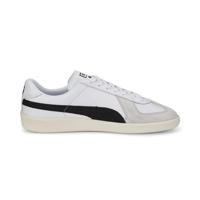 PUMA Army Trainer Sneakers Wit Lichtgrijs Zwart Goud - thumbnail